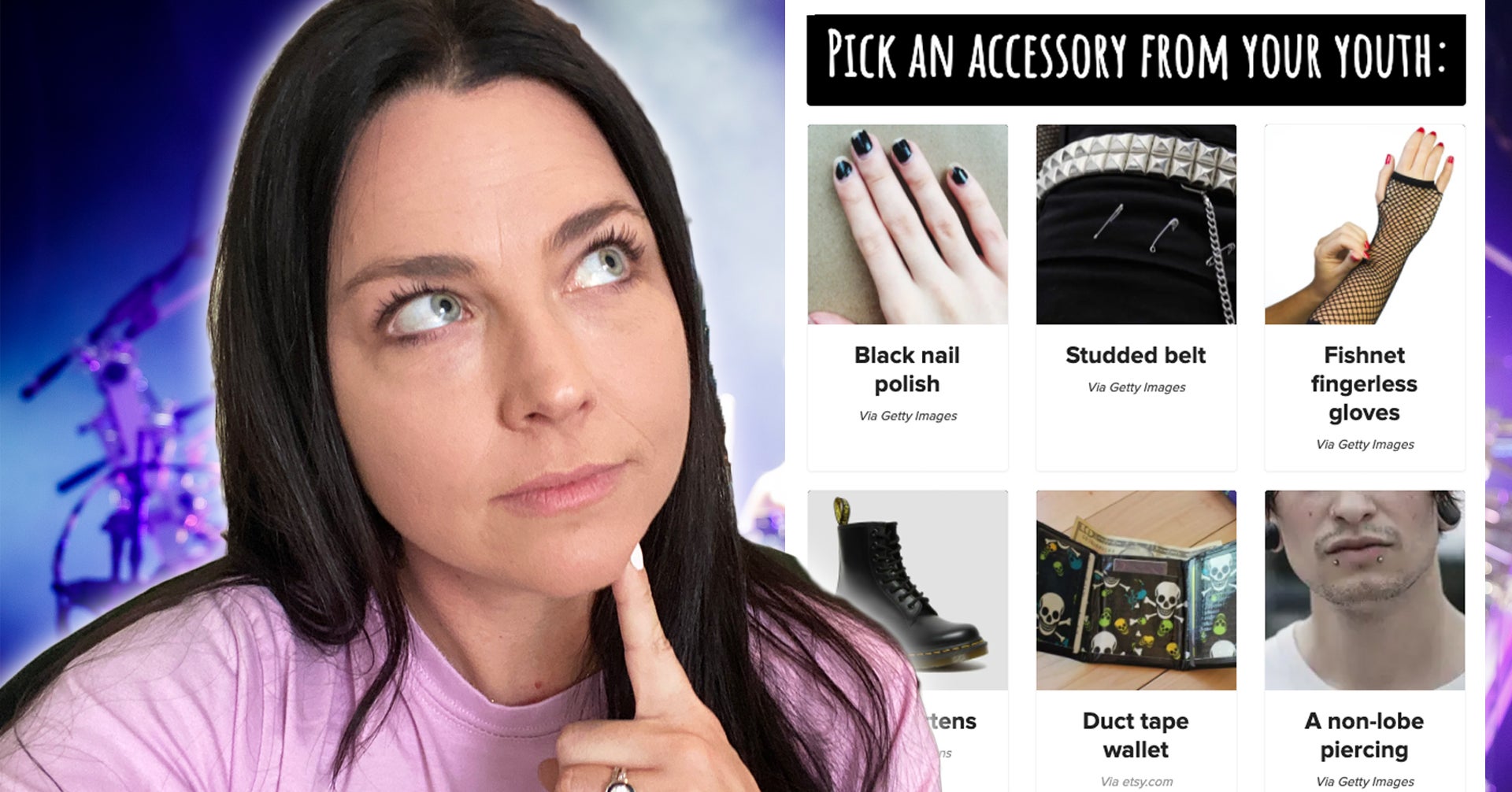 Amy Lee Of Evanescence Takes Alt Rock Band Quiz