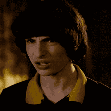 Mike from &quot;Stranger Things&quot; looking annoyed