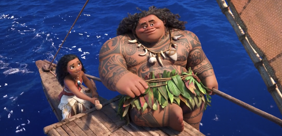 The Ocean Chose Me - Maui Princess Kids Movie Character Maui and