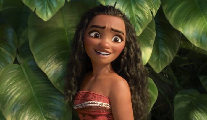 Moana smiling