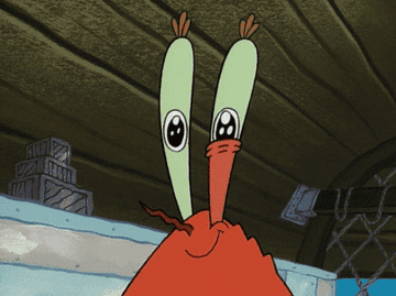 Mr. Krabs with an eye twitch