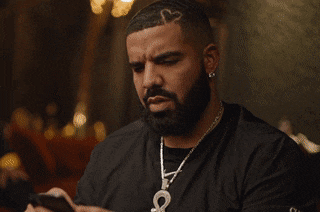GIF of Drake saying &quot;WOW&quot;