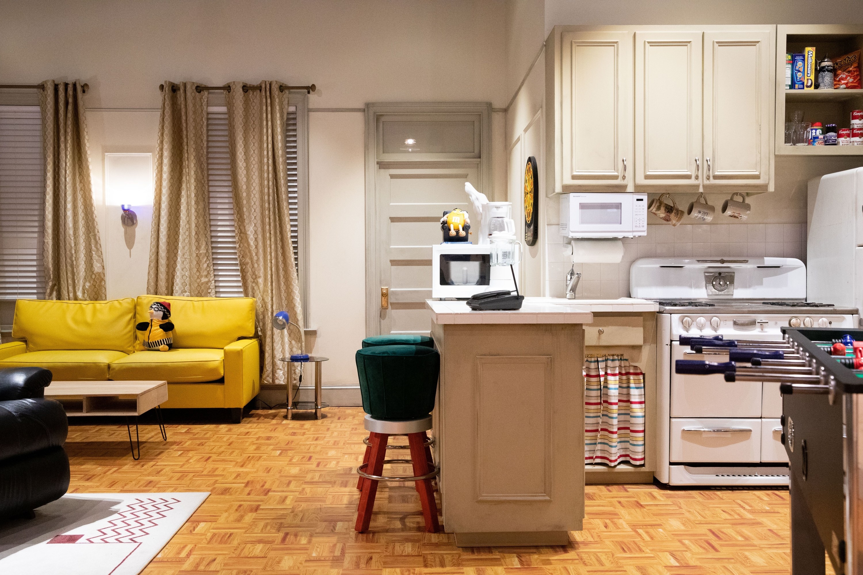 the kitchen set from the Friends TV show