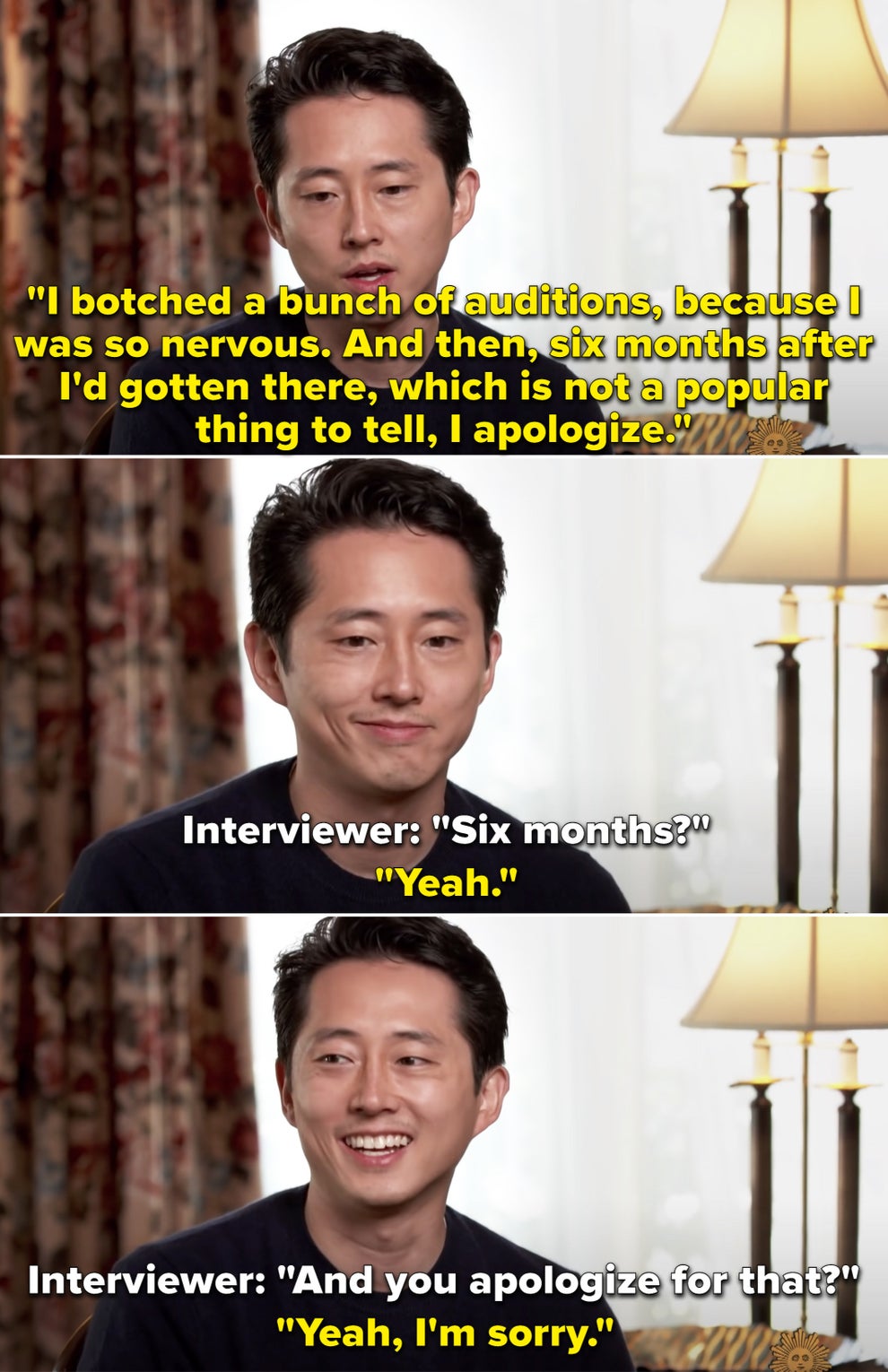 21 Steven Yeun Behind The Scenes Moments