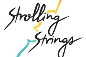 Logo for the orchestral group, the Lindbergh High School Strolling Strings