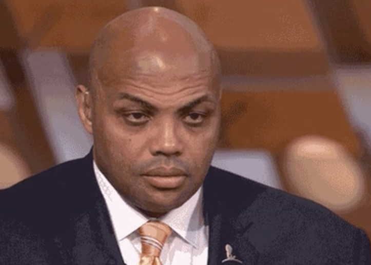 Exhausted Charles Barkley