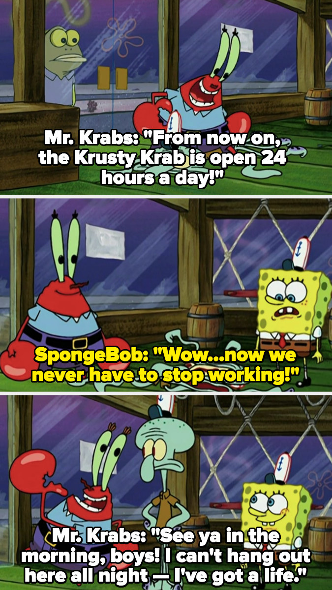 im not a krusty krab