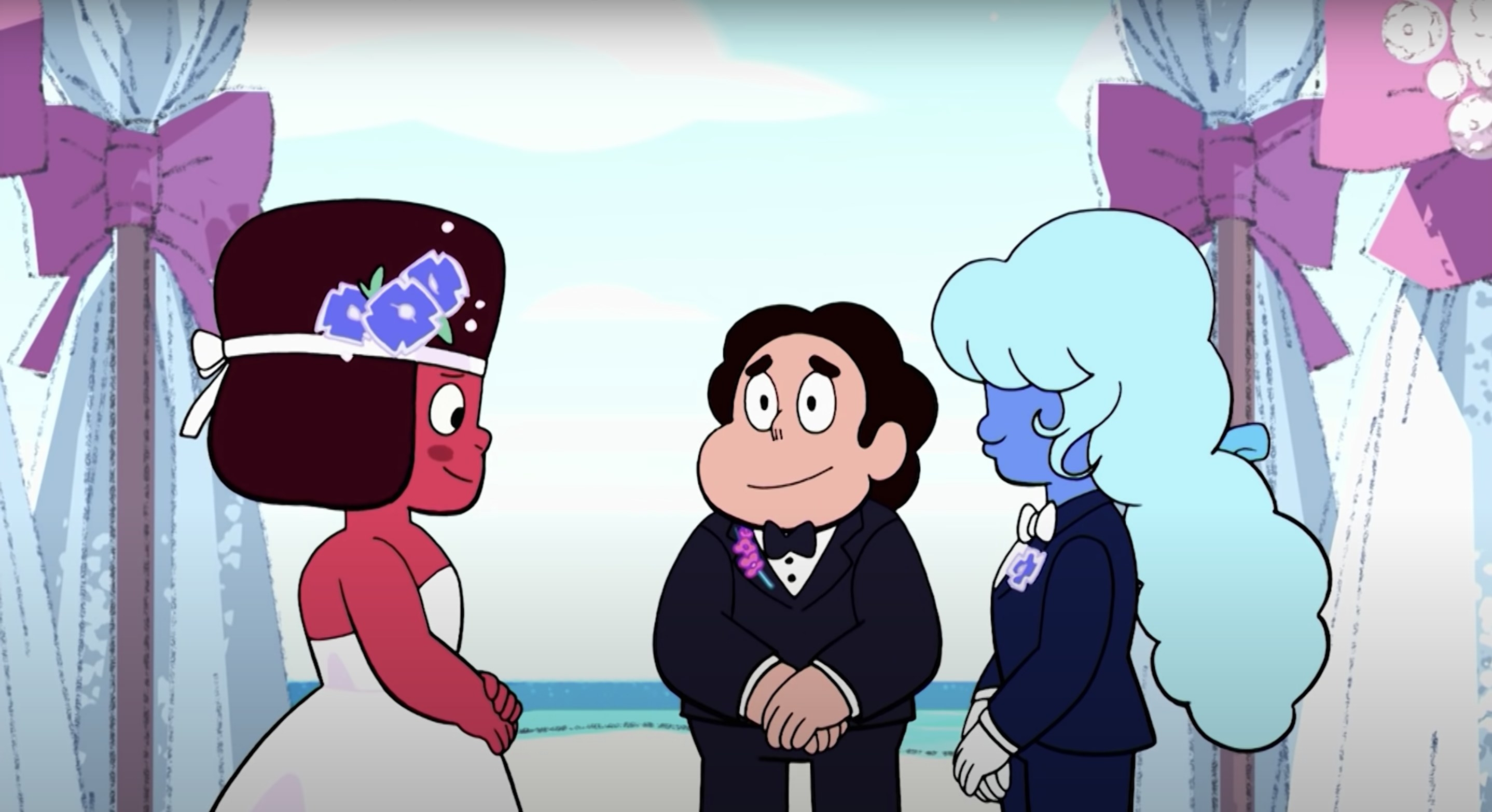 Ruby and Sapphire get married