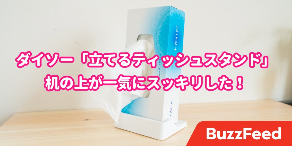 まさか その発想はなかった ダイソーの 立てるティッシュボックス がスゴすぎる まさか その発想はなかった ダイソーの 立てるティッシュボックス がスゴすぎる