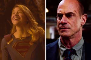 Kara from Supergirl and Stabler from Law and Order SVU