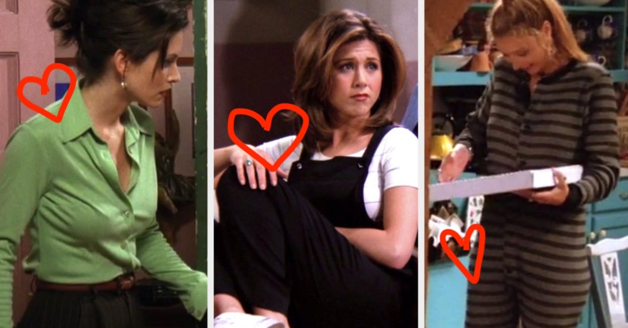 Amazing Friends Outfits On Rachel, Monica, And Phoebe