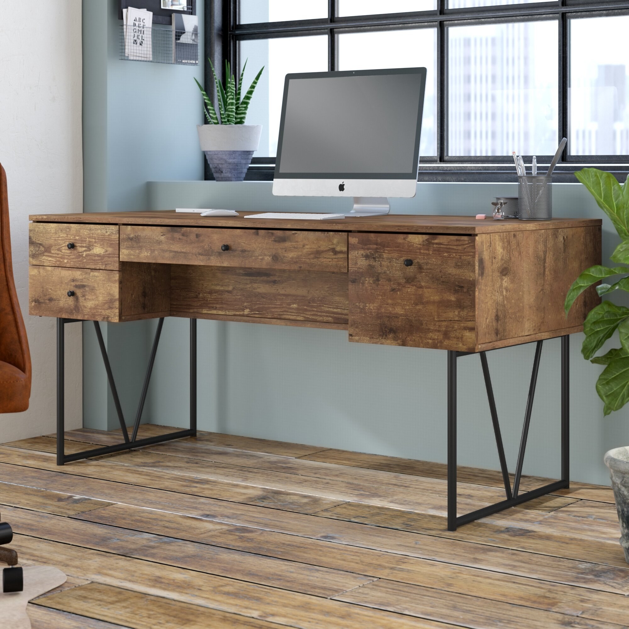 Desk in home office