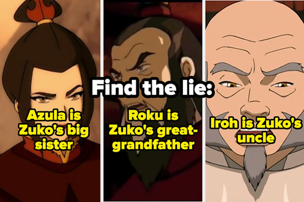 Avatar: The Last Airbender Truths And A Lie Quiz