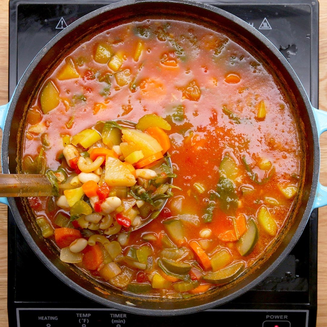 Summer Vegetable Minestrone Soup