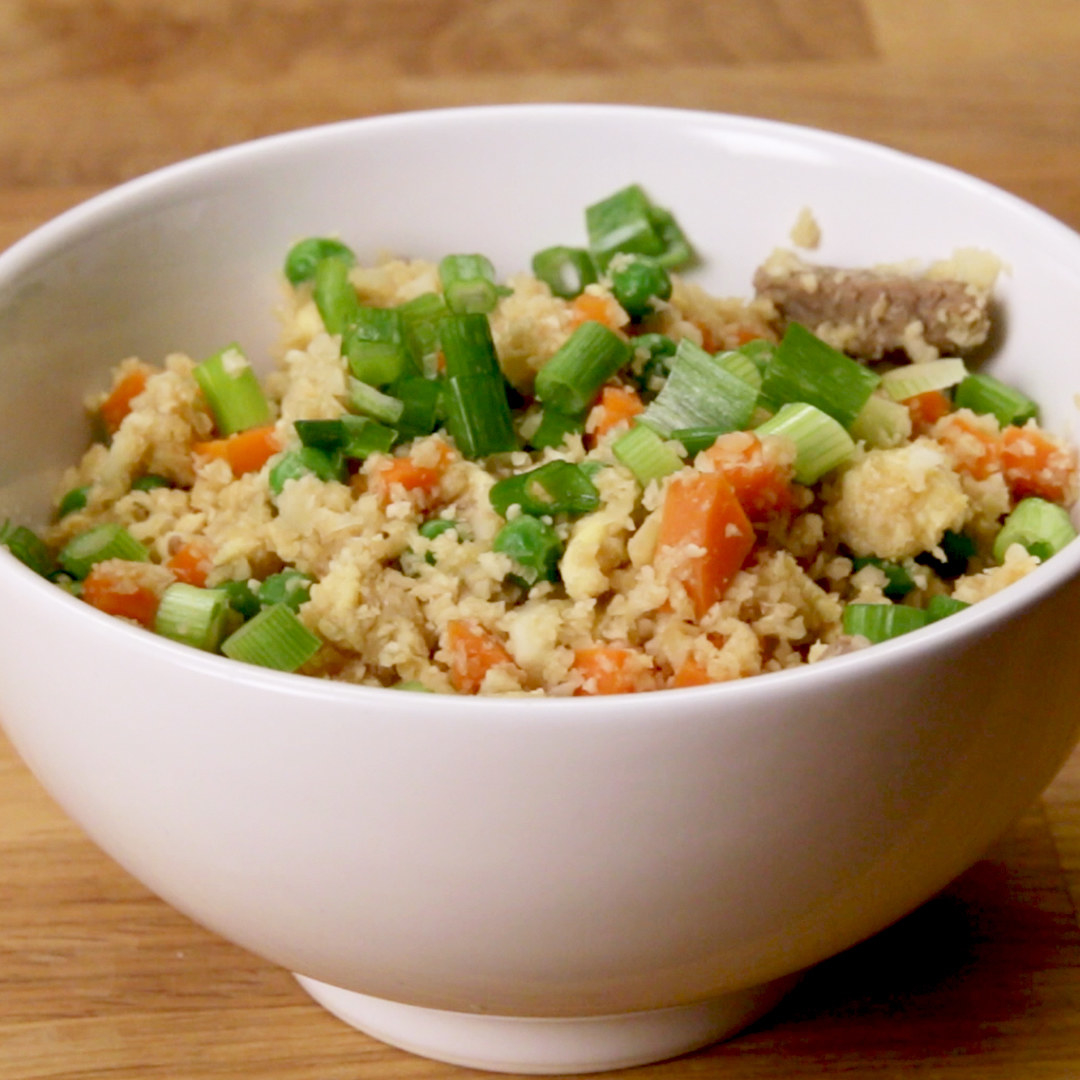 Healthy Cauliflower Fried &quot;Rice&quot;
