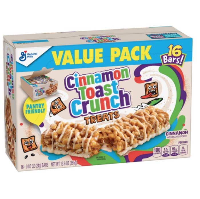Value pack of Cinnamon Toast Crunch breakfast bars