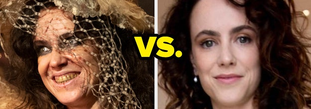 Amy Mason as Maladie on The Nevers and Amy Manson in real life