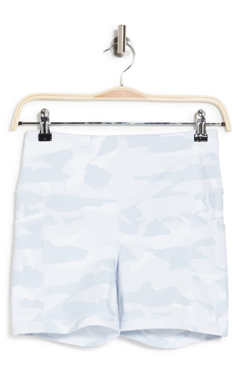 The shorts in white camo 