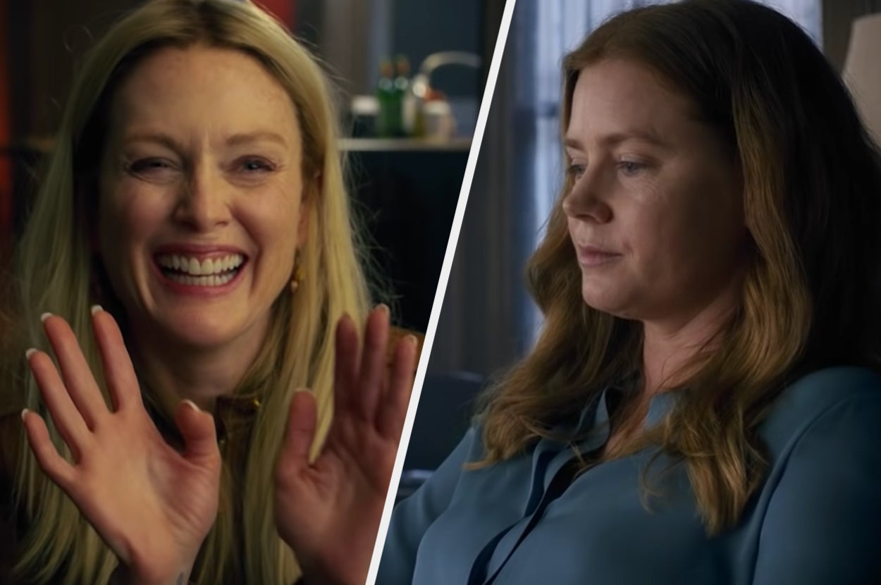 Julianne Moore and Amy Adams in the Woman in the Window