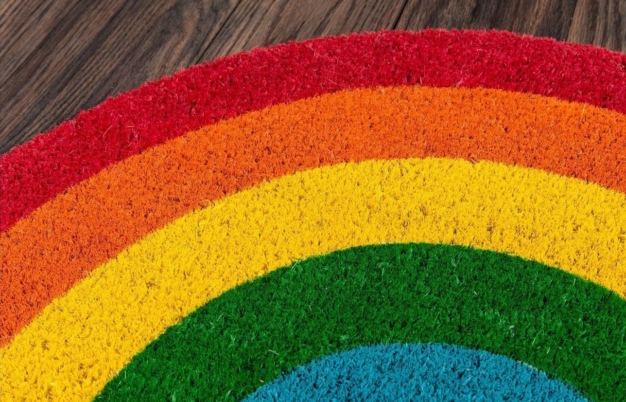 The rainbow mat