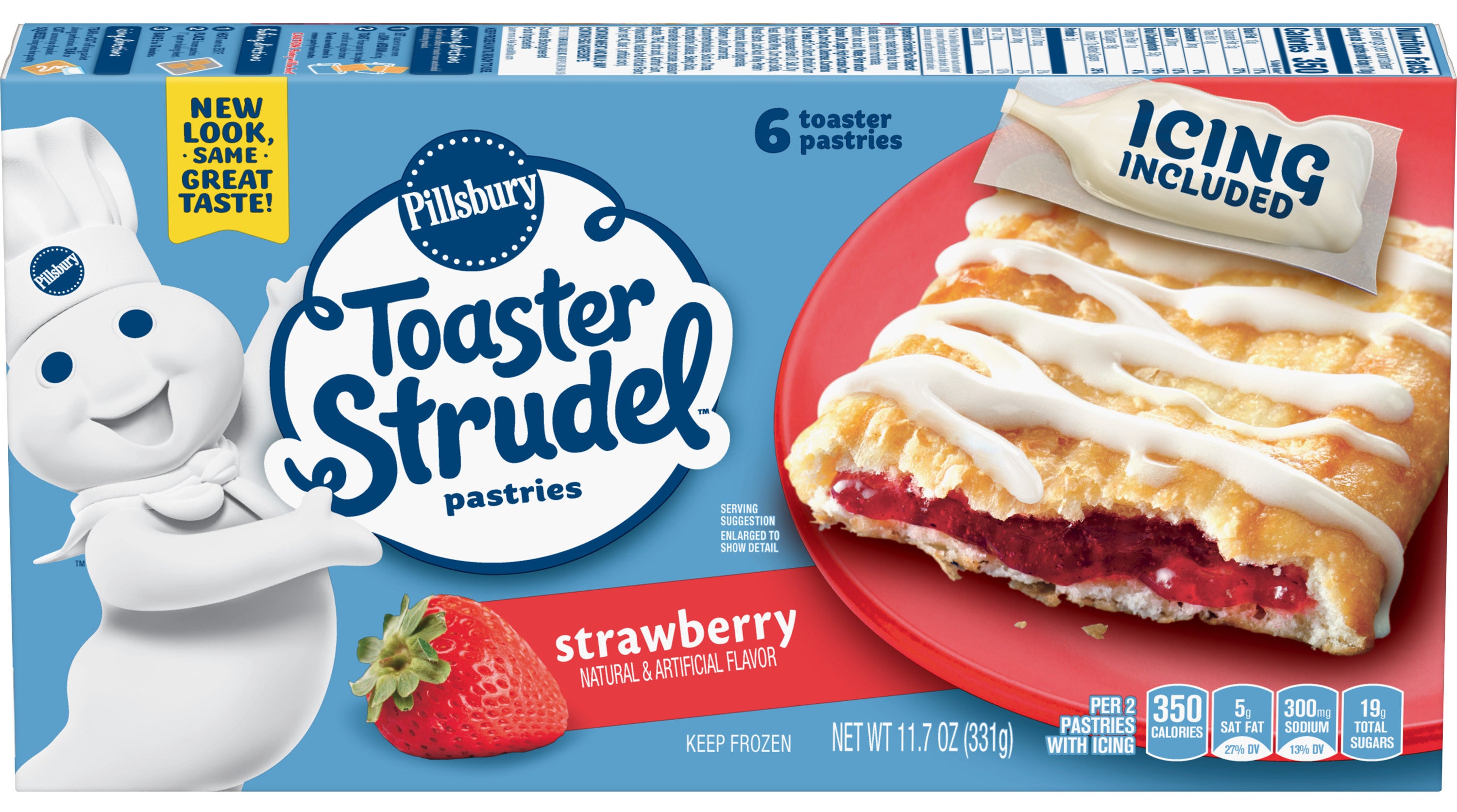 Pillsbury strawberry toaster strudel 