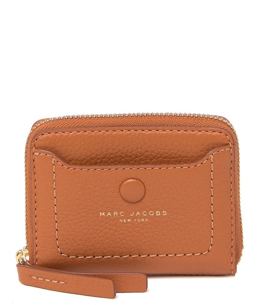 The wallet in tan 