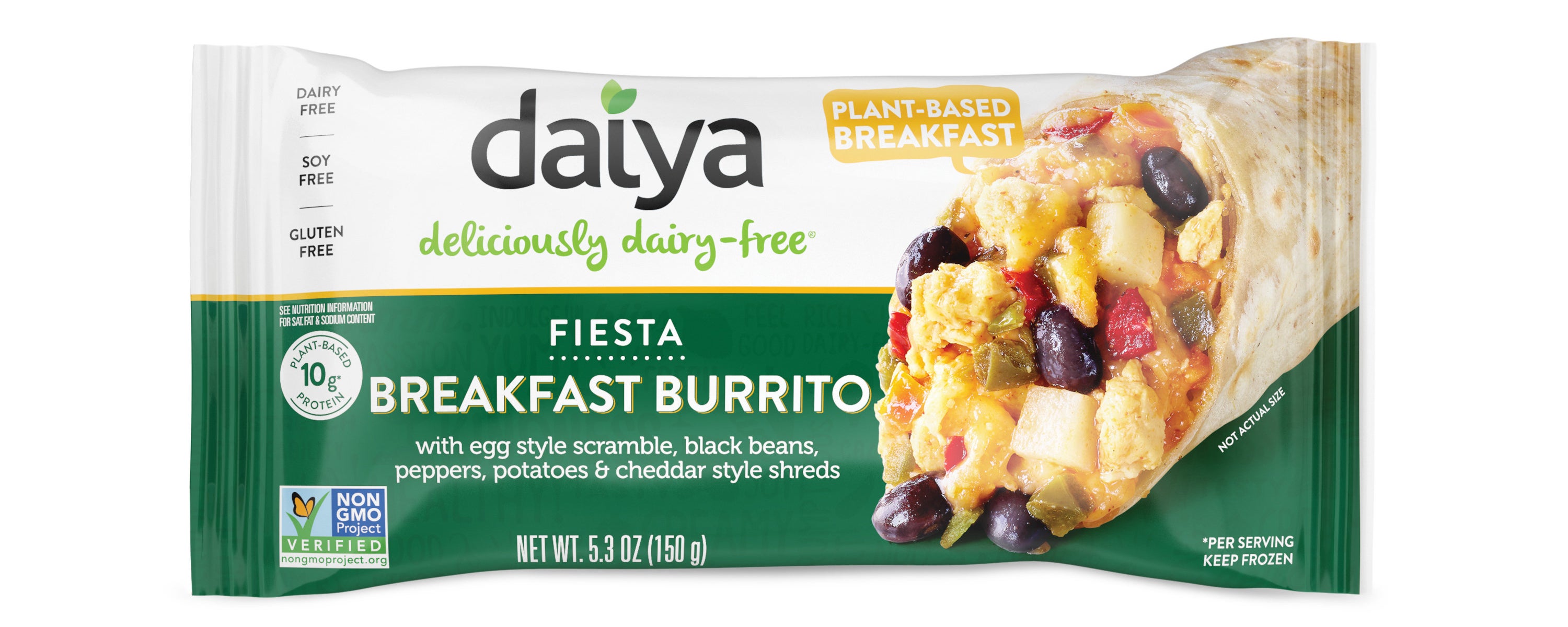 daiya fiesta-style breakfast burrito