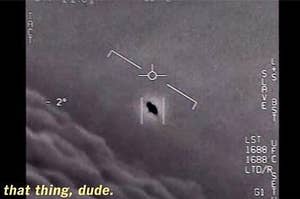 ufo image captured by military pilots