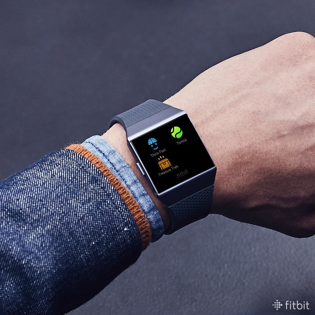 A. Fitbit Iconic watch. 