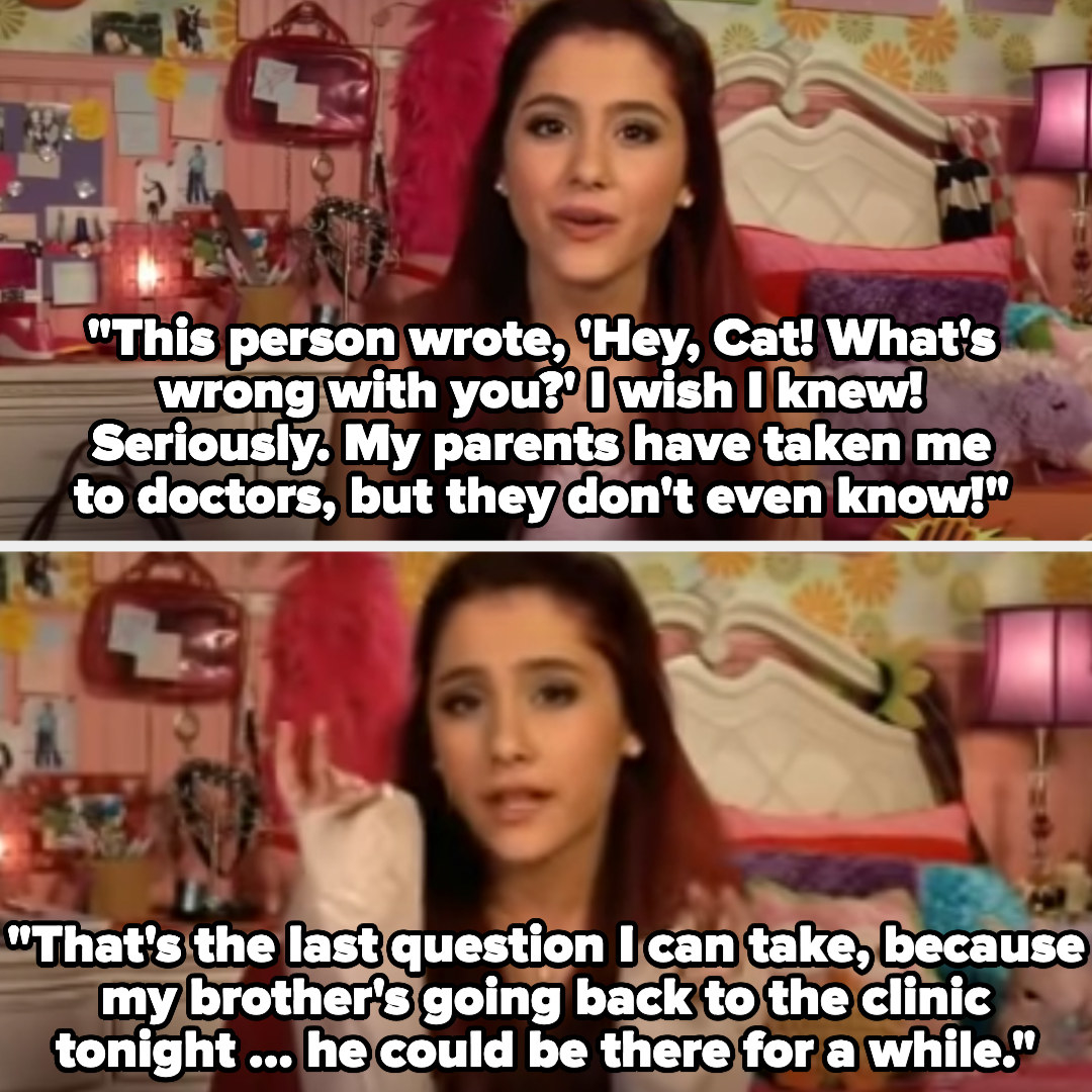 Cat answers a tweet asking what&#x27;s wrong with her, saying her parents took her to doctors but they don&#x27;t know, and also says she has to go because her brother is going back to the &quot;clinic&quot; for a while