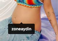 Alev&#x27;s insta is tagged right on Halsey&#x27;s belly