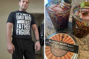t-shirt and bloody mary salt 