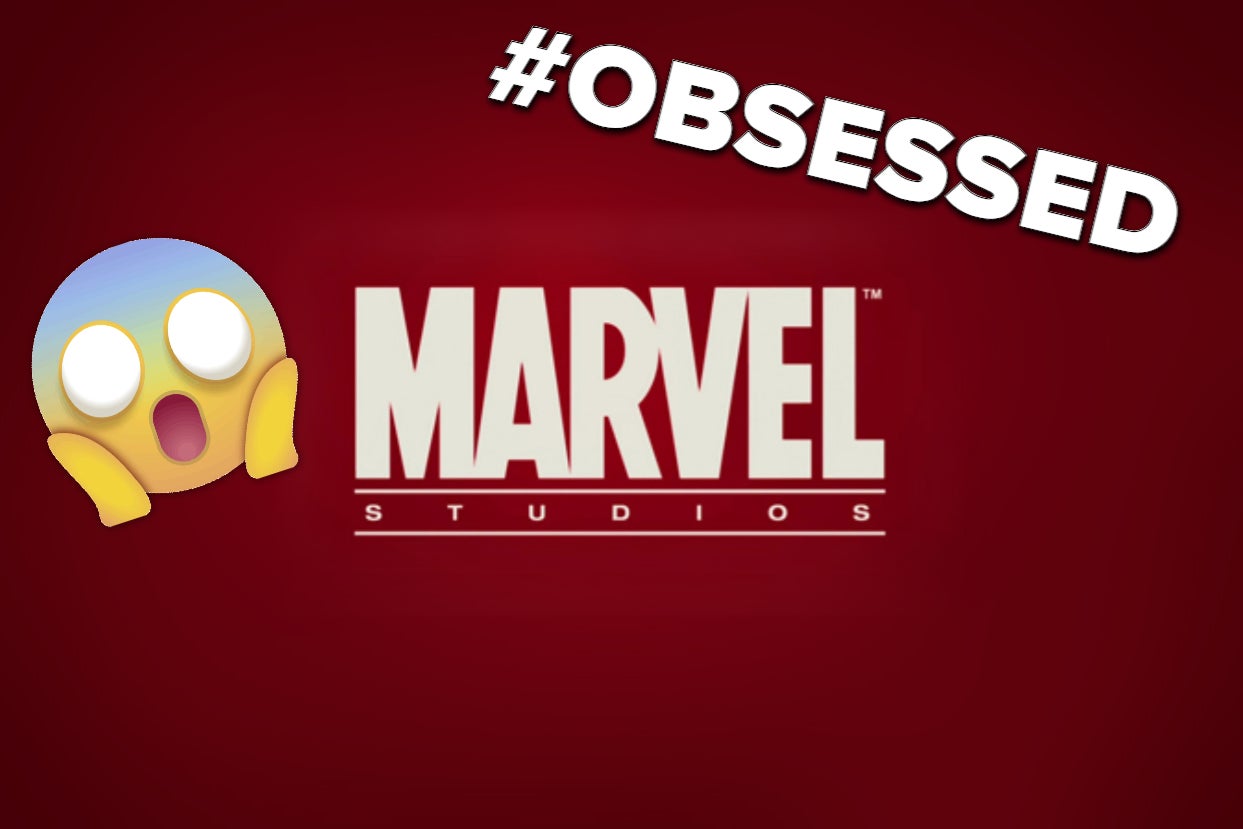 an emoji being obsessed with marvel studios