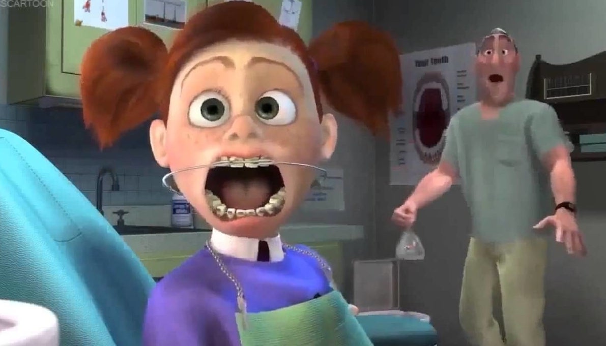 The orthodontist scene from &quot;Finding Nemo&quot;