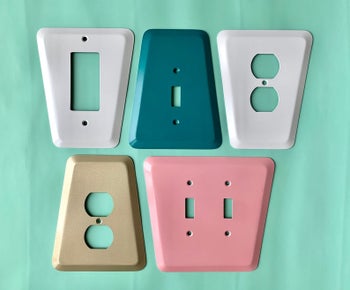 the vintage styled wall plates