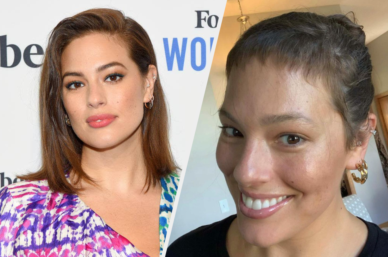 Ashley Graham just shared a photo of herself giving birth – and it