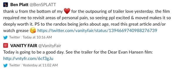 Ben Platt Responds To Dear Evan Hansen Age Critique