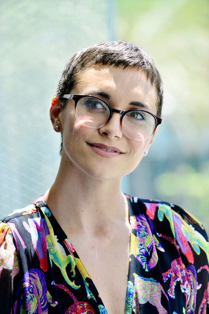Alyson Stoner attends 2019 VidCon at Anaheim Convention Center