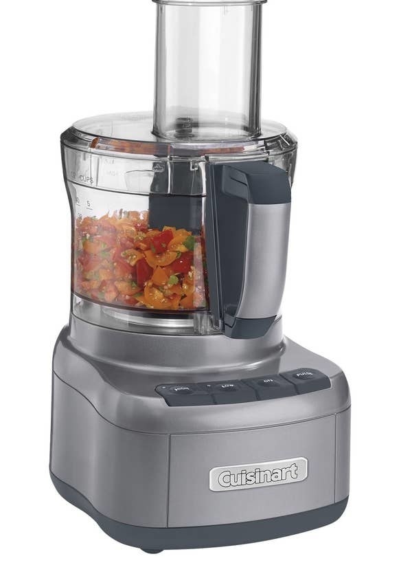 The food processor with salsa inside