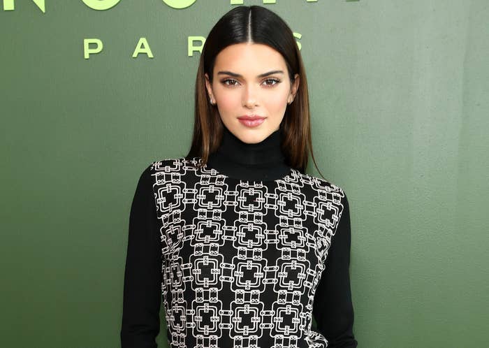 Kendall looks serious while attending an event