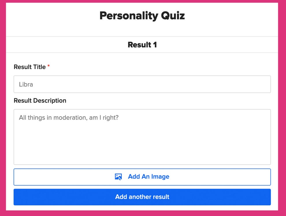 How To Make A BuzzFeed Quiz