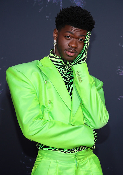 &quot;Old Town Road&quot; singer in a light green suit