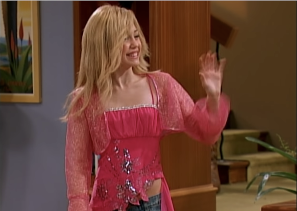 Hannah Montana in her first appearance