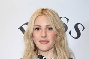 Ellie Goulding at the BOSS and Anthony Joshua collection unveiling in February 2021