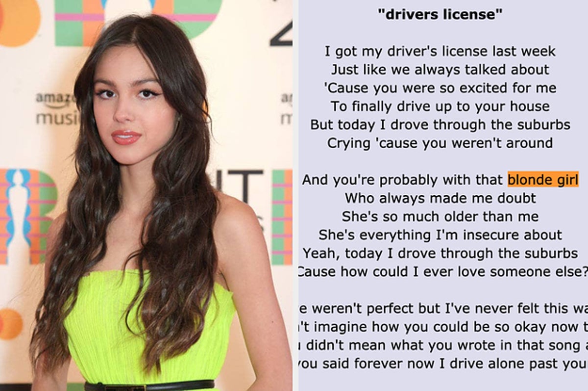 Olivia Rodrigo Explains Why She Changed Blonde Lyric In Drivers License