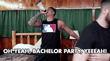Pauly D screaming, &quot;OH YEAH BACHELOR PARTY YEAH&quot;
