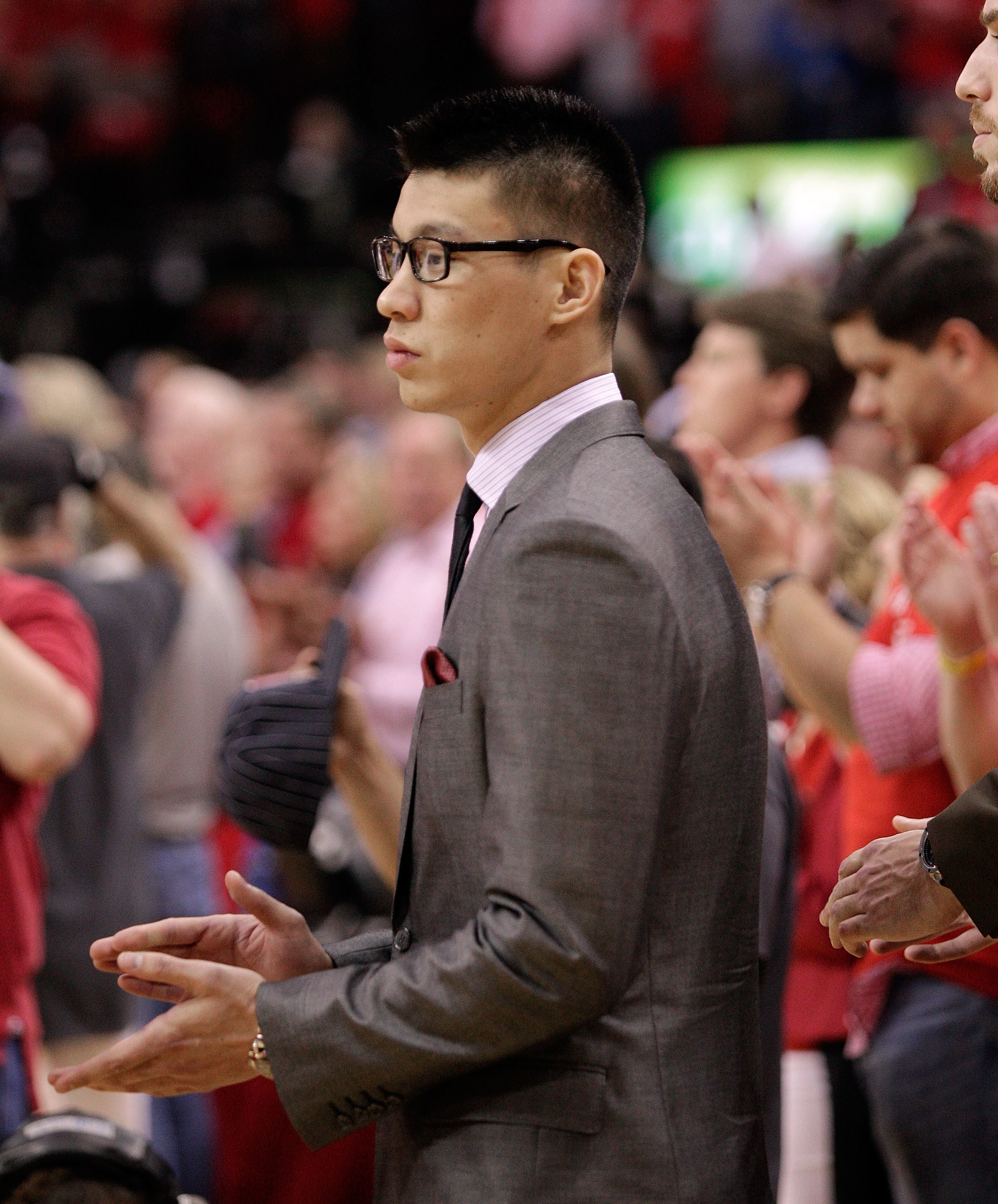 Jeremy Lin in a suit