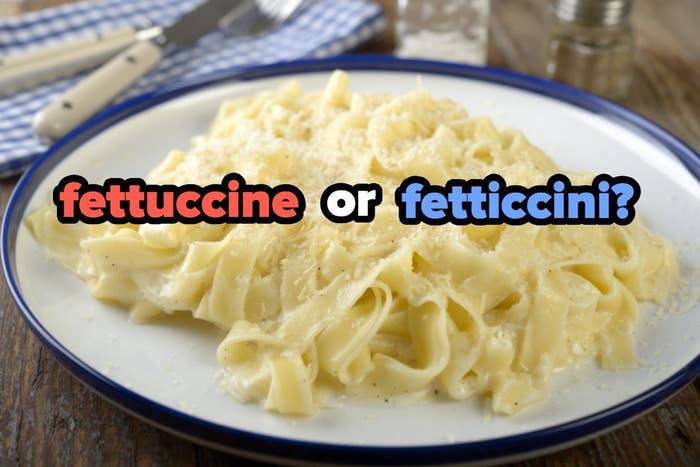 fettuccine or fetticcini? 