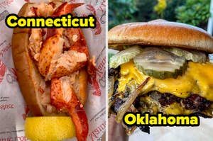 An onion smash burger