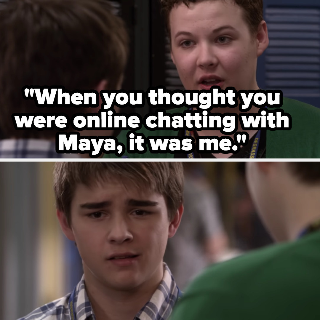 Tristan tells Cam when he thought he was online chatting with Maya it was actually him